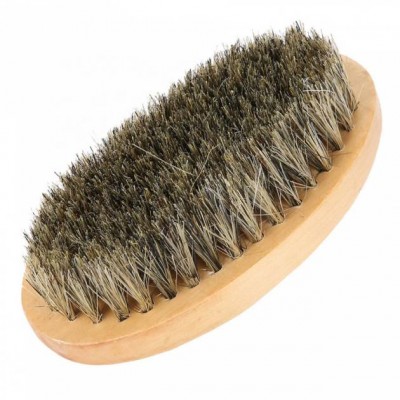 2020 Yaeshii natural boar bristle beard hair brush shaving comb for men bamboo face massage comb beards