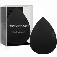 2020 Hot Selling Black Cosmetics Beauty Sponge Latex Free Makeup Sponges Blender For Powder Cream Liquid Application