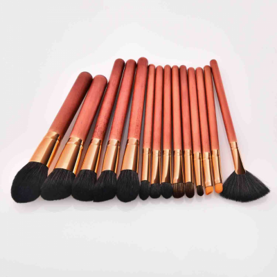 Yaeshii 14 Pcs Professional Women Face Beauty Care Brush Package Wholesale Foundation Powder Eye Shadow Makeup Brush Kits